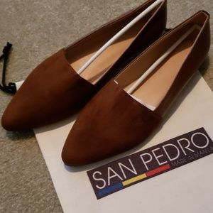 Brown Flats from San Pedro Shoes